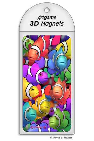 3D Magnet Clownfische