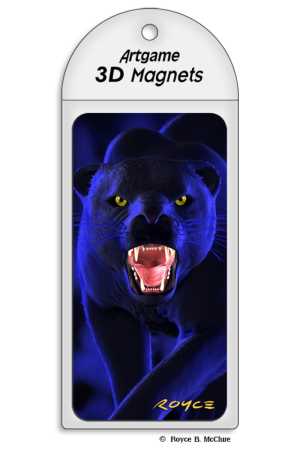 3D Magnet Panther