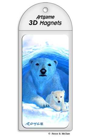 3D Magnet Eisbären