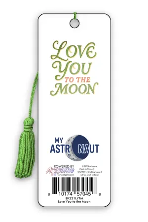 3D Lesezeichen Love You to the Moon Back