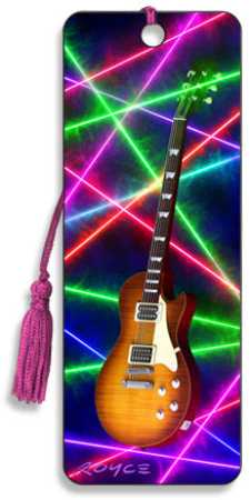 3D Lesezeichen Gitarre
