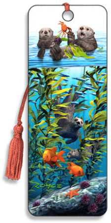 3D Lesezeichen Otter