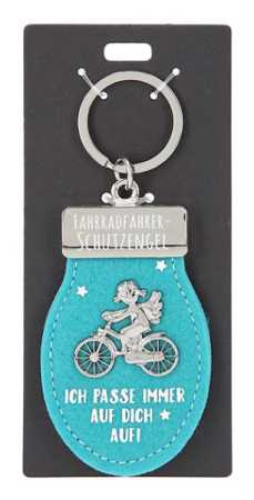 Schutzengel Schlüsselanhänger Fahrradfahrer