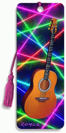 3D Lesezeichen Gitarre 2