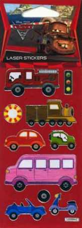 Laser Sticker Aufkleber Disney Cars im Set