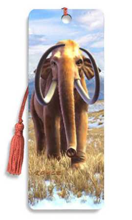 3D Lesezeichen Mammut