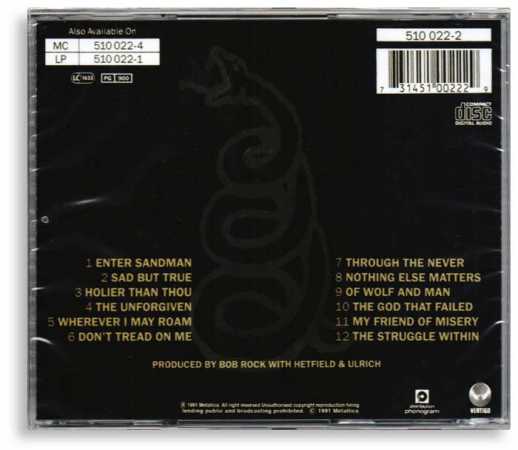 Metallica - The Black Album