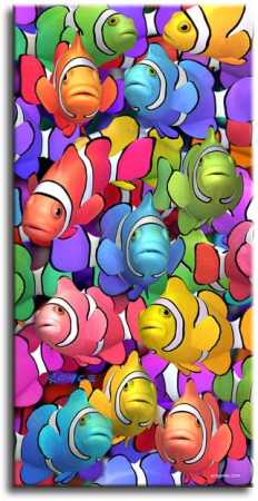 3D Poster Nemos Clown Fische