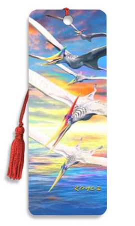 3D Lesezeichen Pteranodons