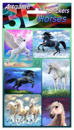 3D Sticker Pferde