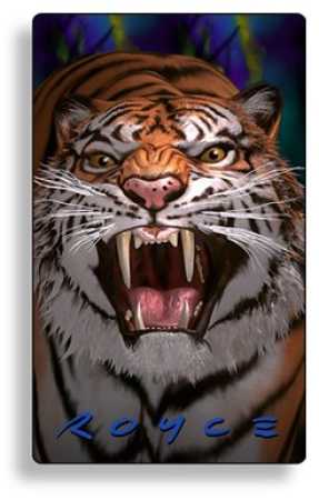 Schlüsselanhänger Wilder Tiger