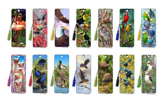 Royce 3D Lesezeichen Vogel Kollektion