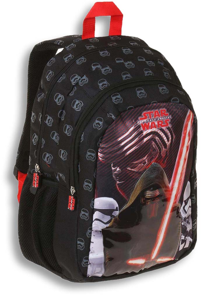 Cooler Star Wars Rucksack mit vielen Details, riesigem Fotodruck und