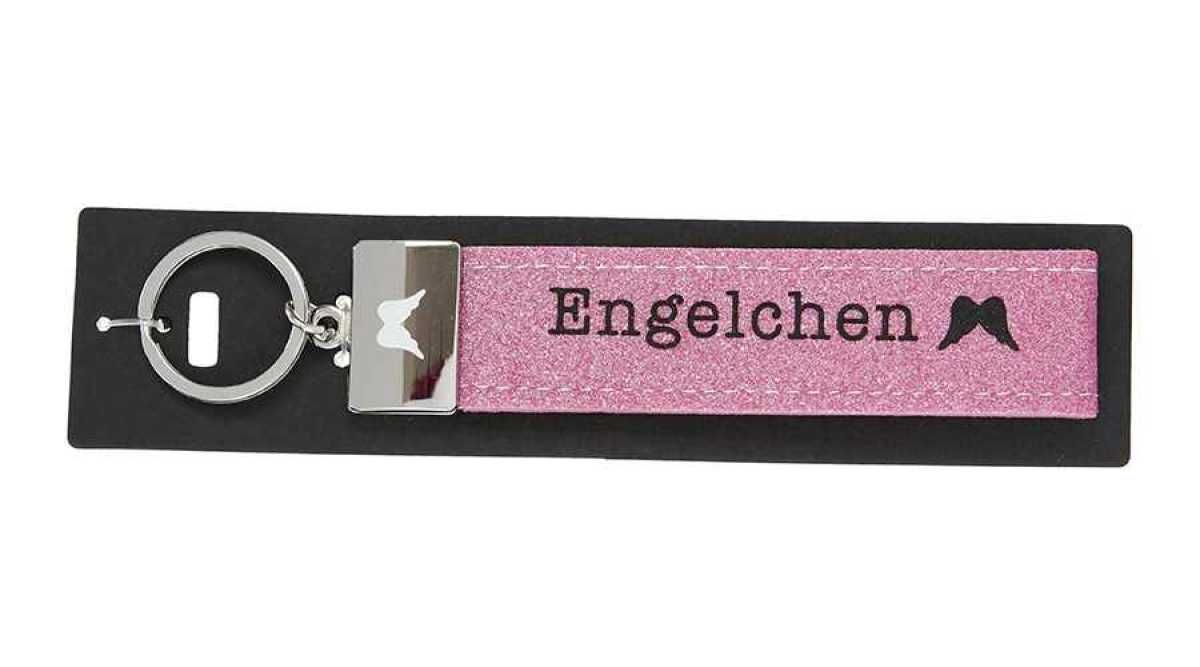 Glücksfilz Schlüsselband Engelchen