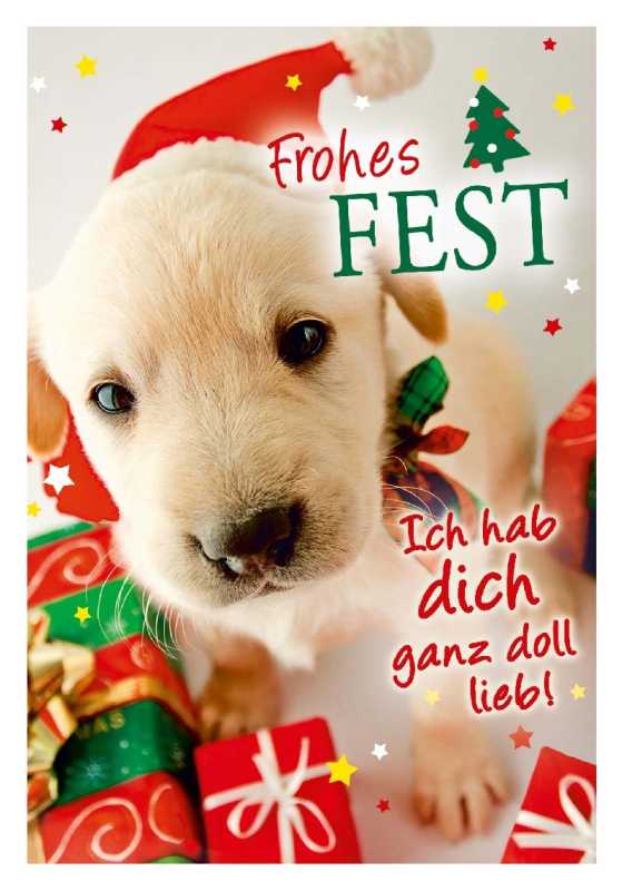 Frohes Fest Ich hab dich ganz doll lieb!