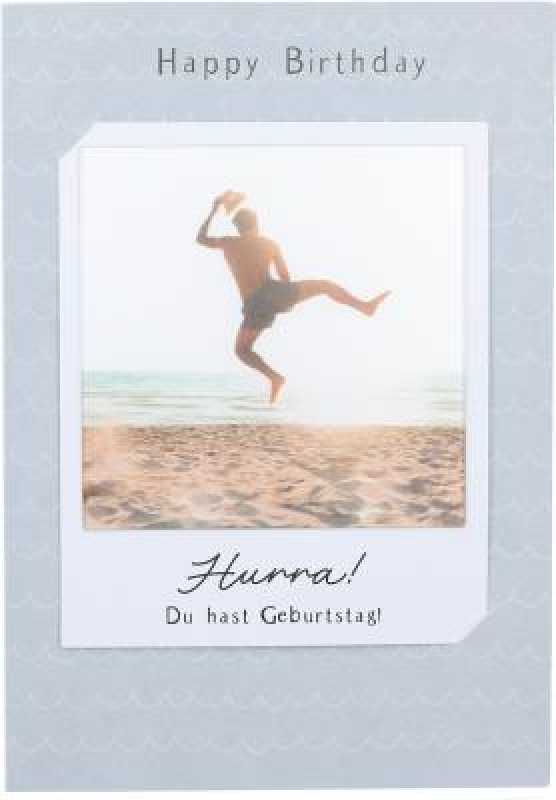 Happy Birthday Hurra! Du hast Geburtstag