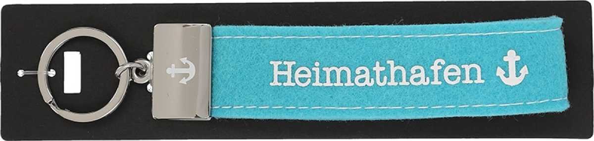 Glücksfilz Schlüsselband Heimathafen