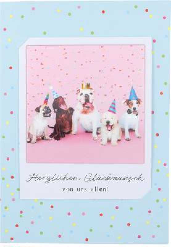 Herzlichen Glückwunsch von uns allen!