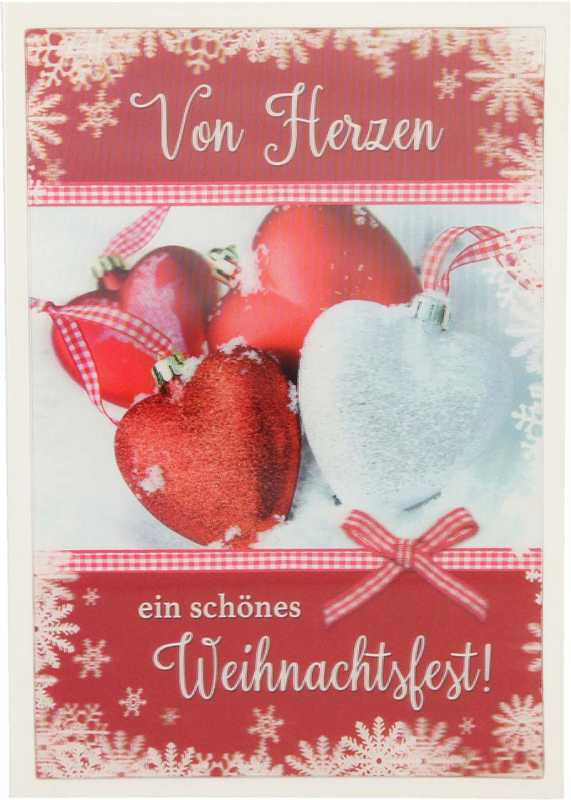 Von Herzen ein schönes Weihnachtsfest!