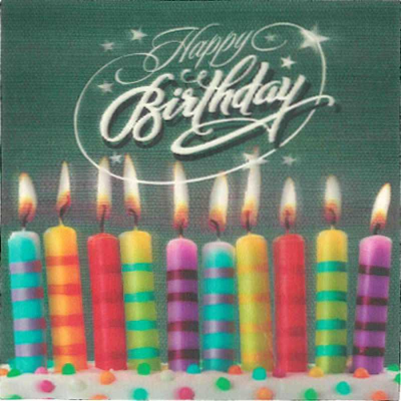 3D Klappkarte Happy Birthday