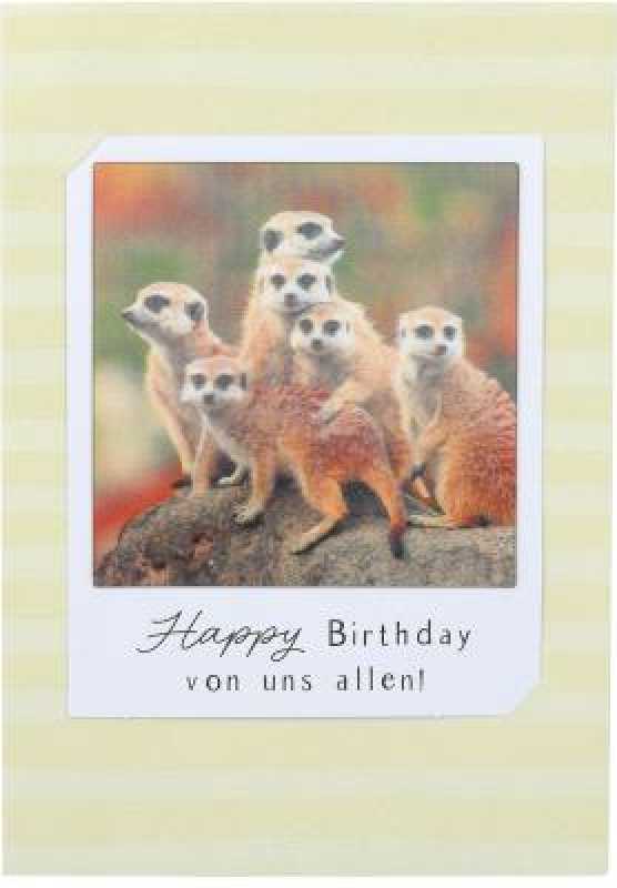 Happy Birthday von uns allen