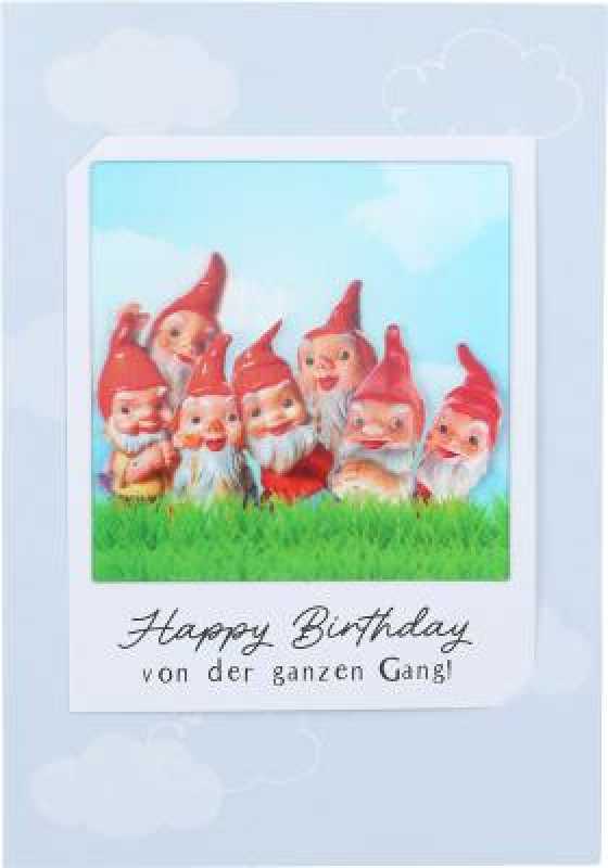Happy Birthday von der ganzen Gang