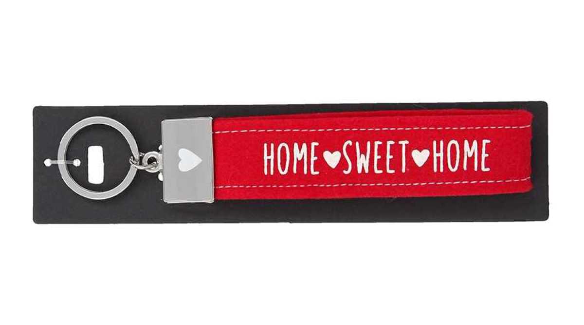 Glücksfilz Schlüsselband Home Sweet Home