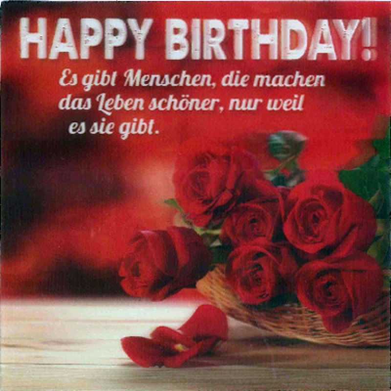 Happy Birthday! Es gibt Menschen, ...