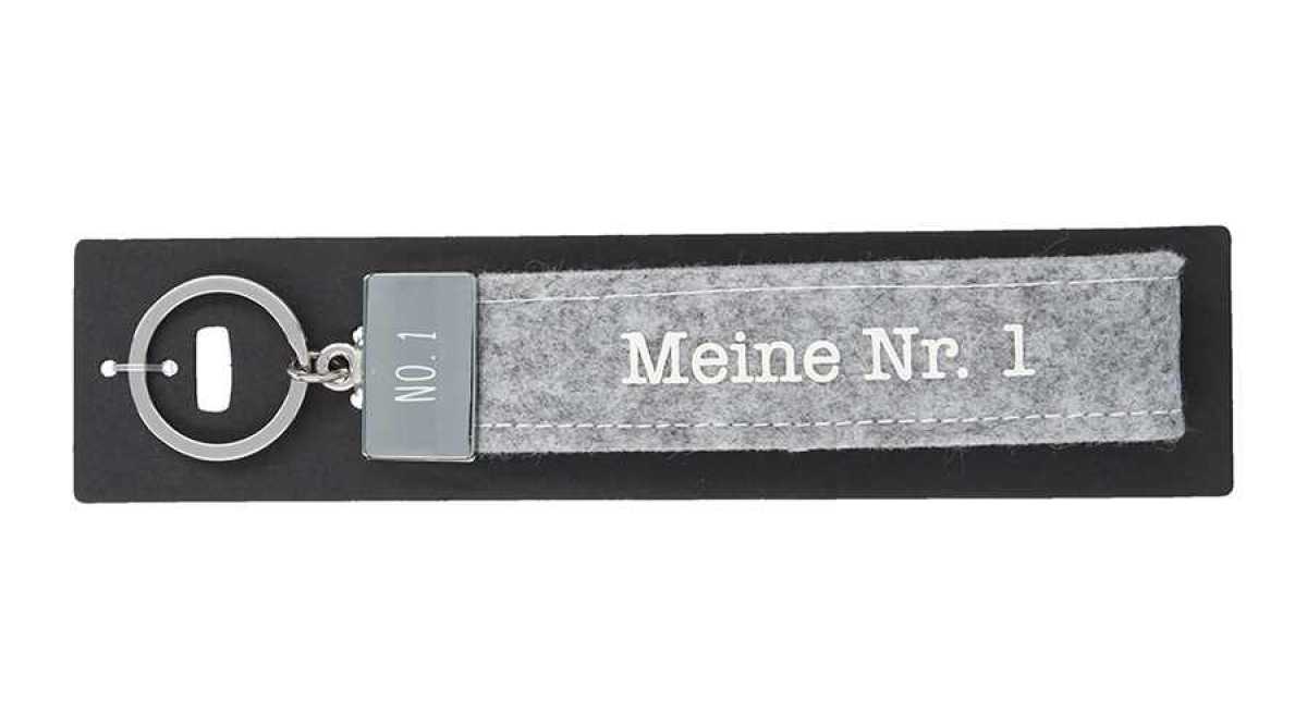 Glücksfilz Schlüsselband Meine Nr. 1