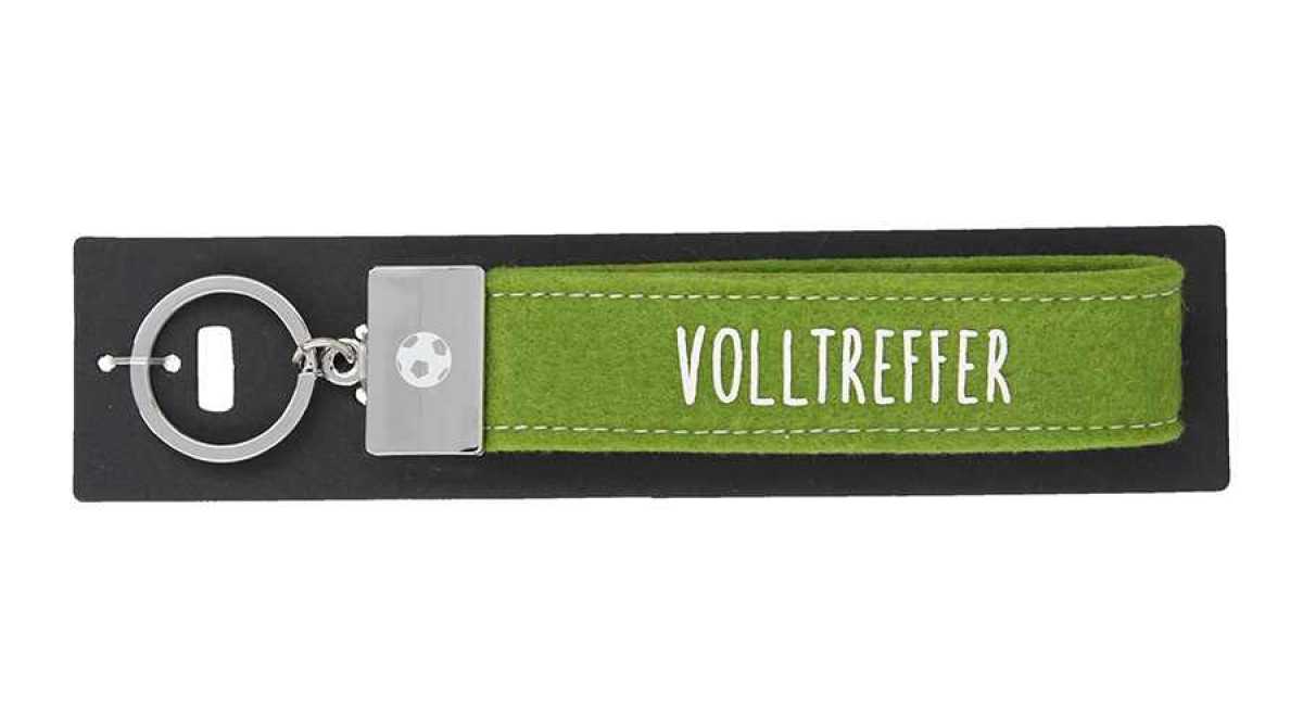 Glücksfilz Schlüsselband Volltreffer