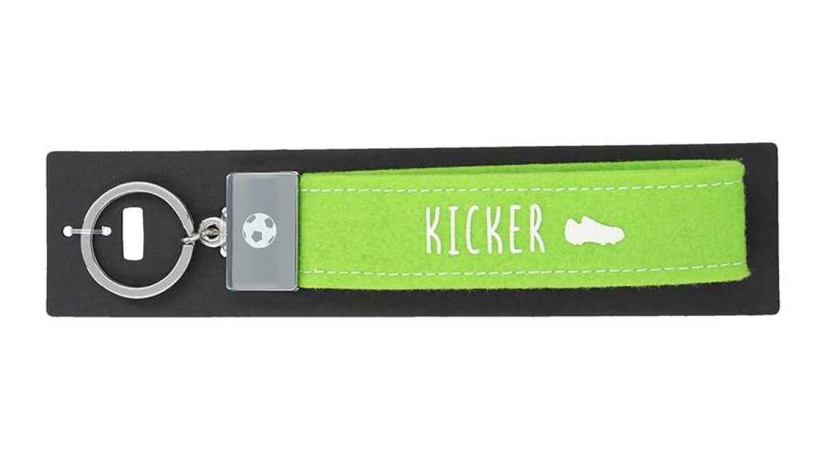 Glücksfilz Schlüsselband Kicker