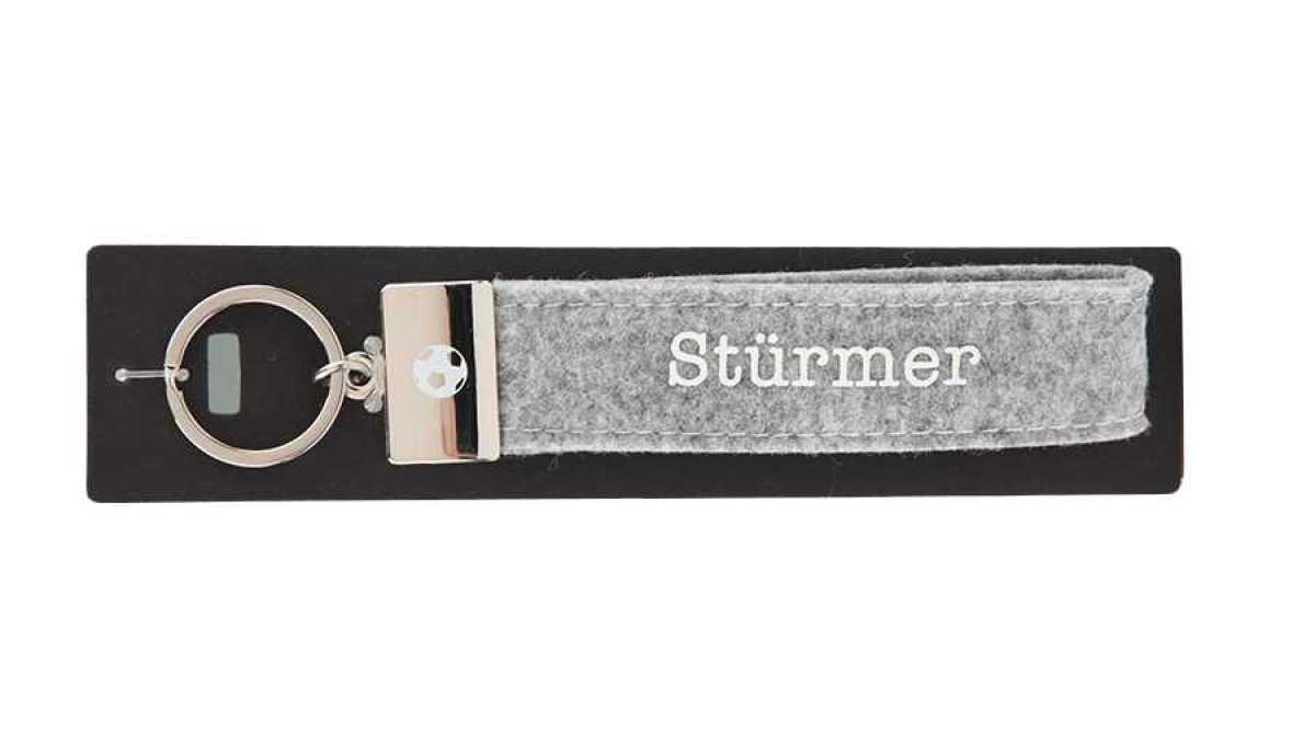 Glücksfilz Schlüsselband Stürmer