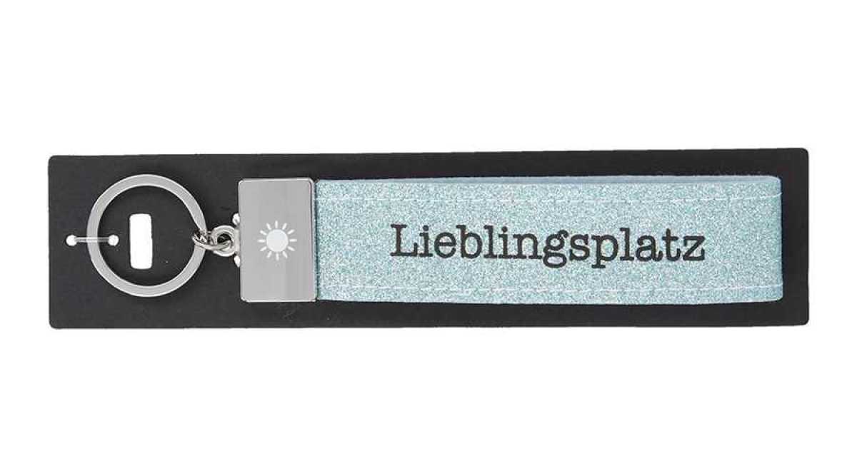 Glücksfilz Schlüsselband Lieblingsplatz