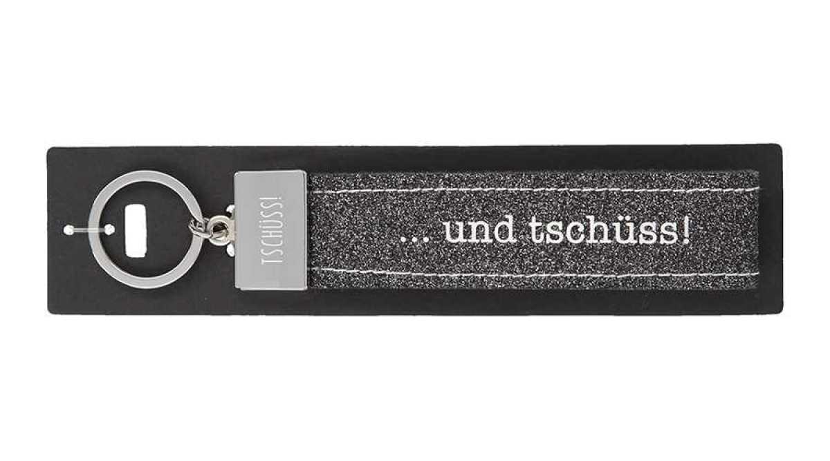 Glücksfilz Schlüsselband ...und tschüss!