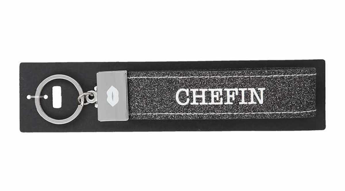 Glücksfilz Schlüsselband Chefin