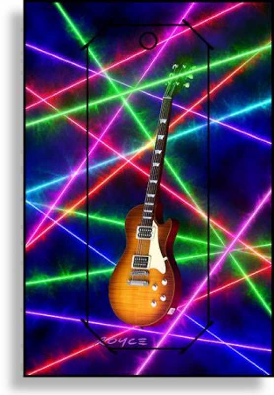 3D Grußkarte Gitarren