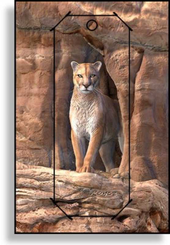 3D Grußkarte Puma