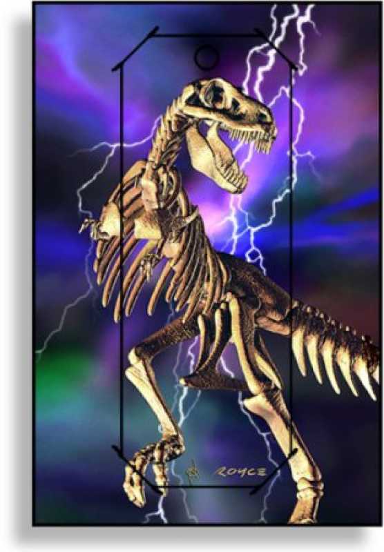 3D Grußkarte T-Rex