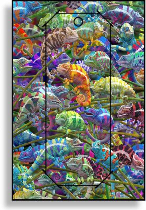3D Grußkarte Chamälions