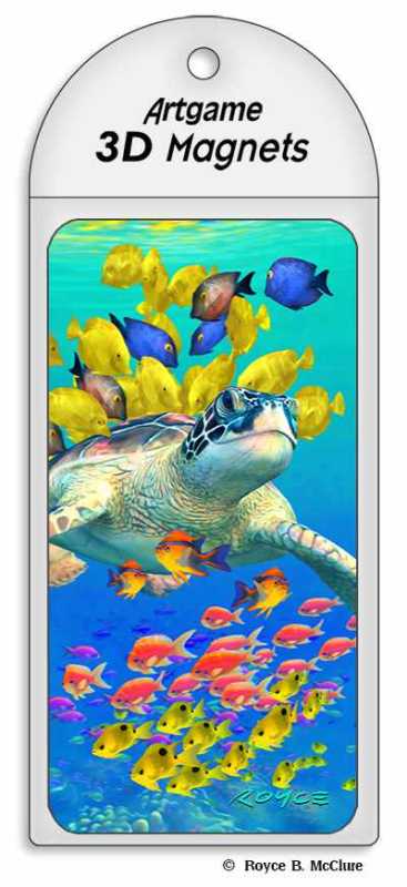 3D Magnet Schildkrötenriff