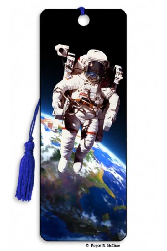 3D Lesezeichen Space Walk