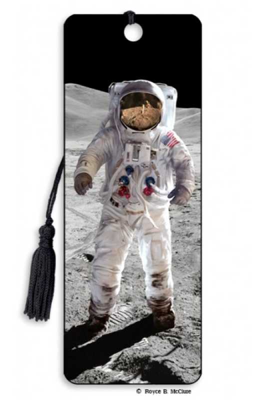 3D Lesezeichen Moon Walk