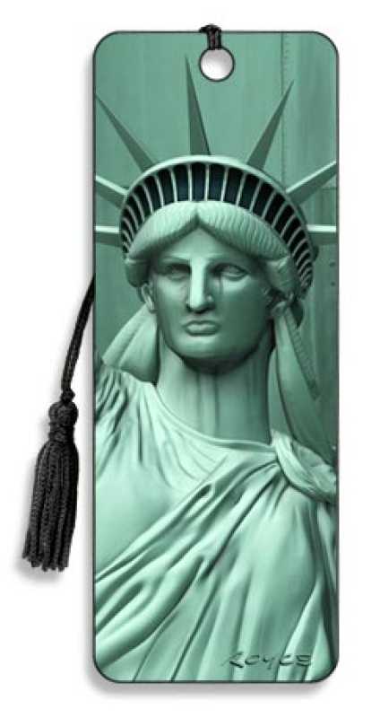 3D Lesezeichen Freiheitsstatue