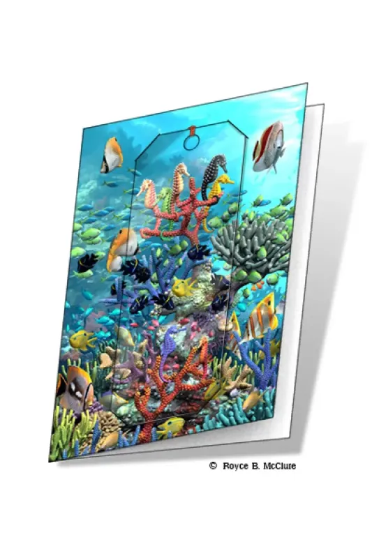 3D Grußkarte Wasserwelt