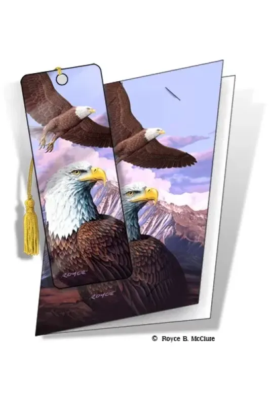 3D Grußkarte Adler