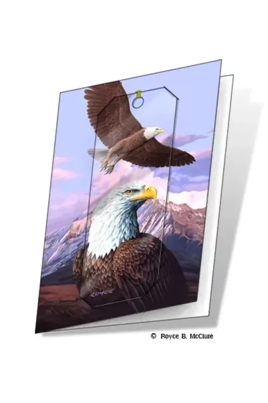 3D Grußkarte Adler