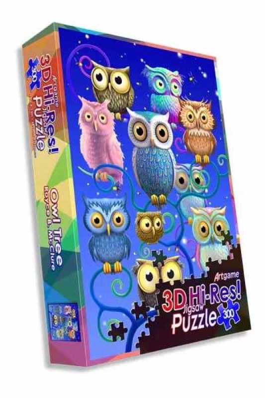 300 Teile 3D Puzzle Eulen