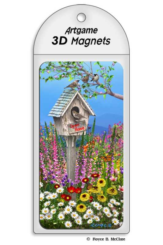 3D Magnet Vogelhaus