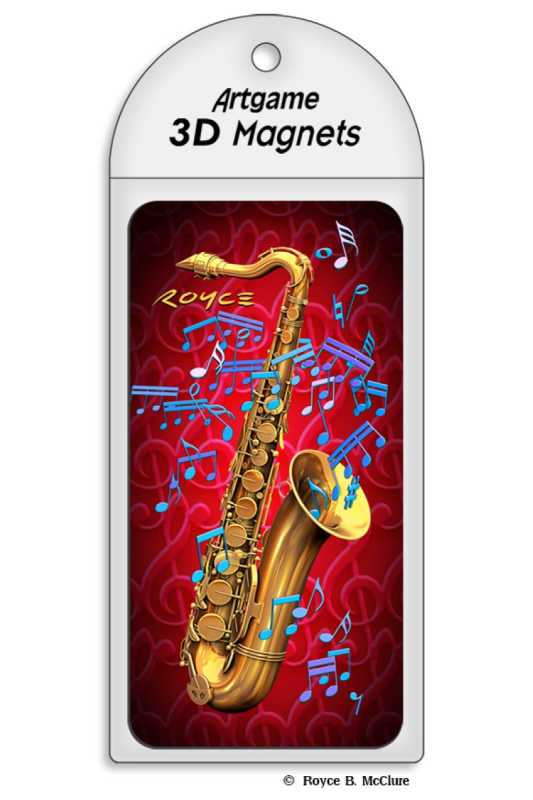 3D Magnet Saxophon C