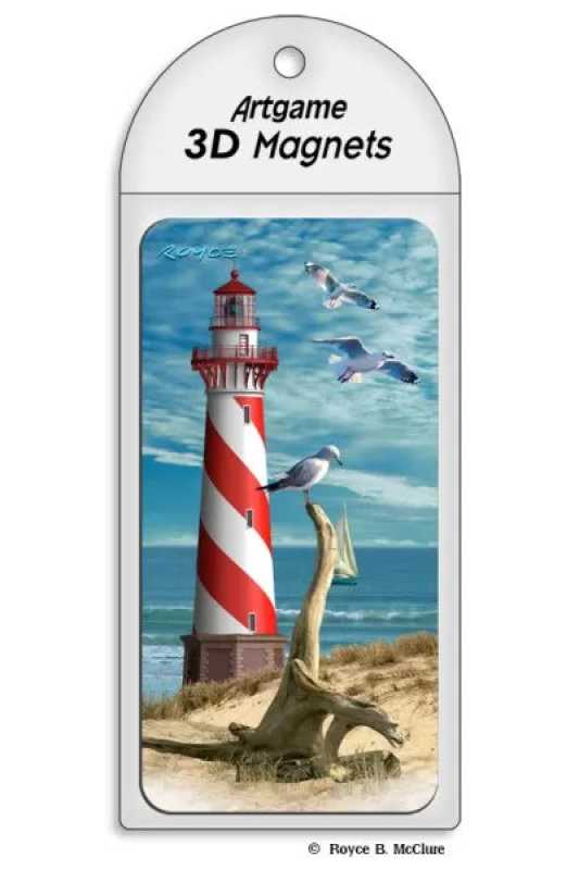 3D Magnet Leuchtturm